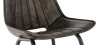Leather & Iron Chair - Dark Grey - Image 4