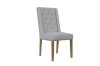 Button and Studded Dining Chair - Natural - Image 2