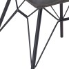 Studded Back Chair with Ornate Legs - Grey - Image 11