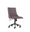 Button Back Office Chair - Brown - Image 2