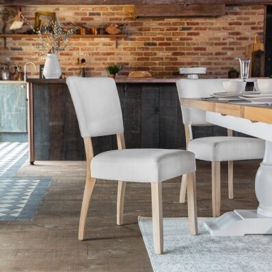 Fabric Dining Chair - Natural