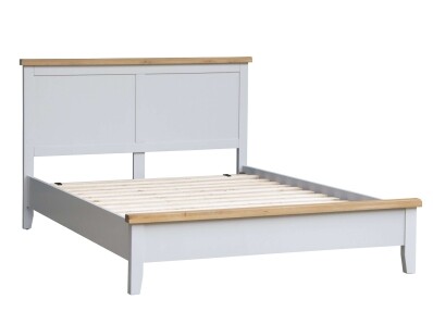 bed frame king white painted