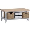 Modern Grey Coffee Table with Convenient Storage Solution - Image 3