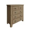 Stylish 2 Over 3 Chest of Drawers - Image 3
