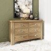 modern oak chest of drawers