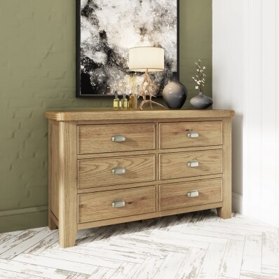 modern oak chest of drawers