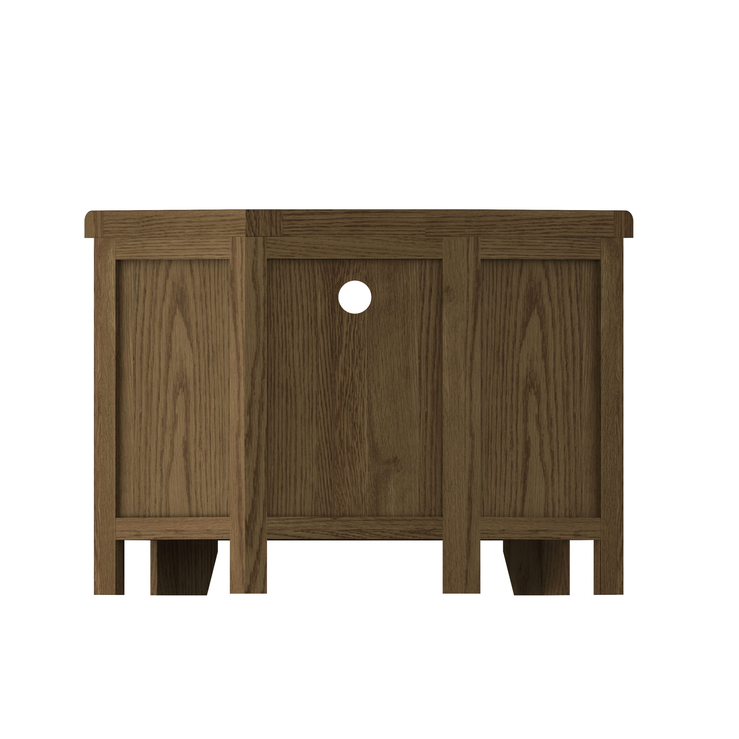 Corner TV Unit In Oak - Image 9