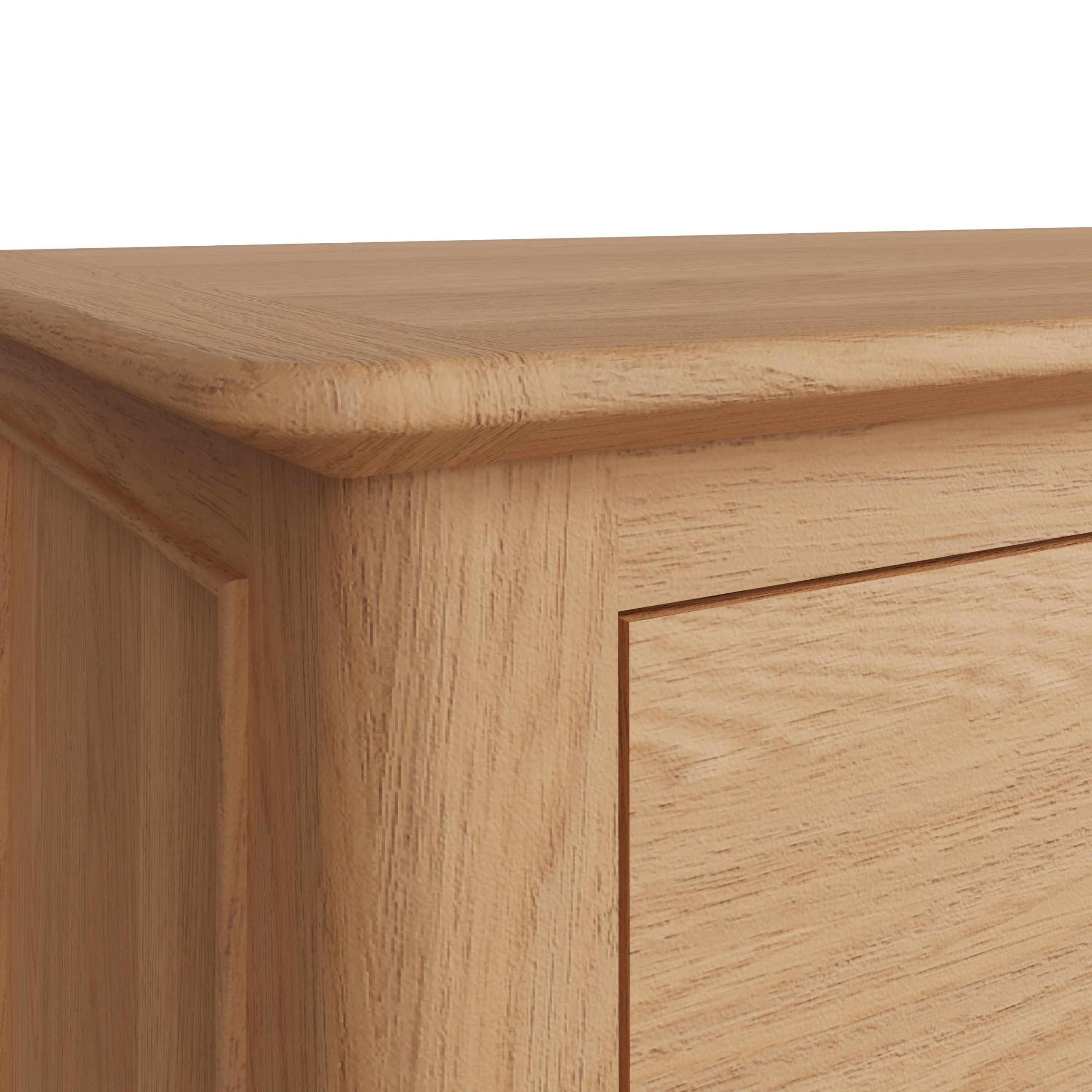 Oak Wide Chest of Drawers - Spacious Storage and Timeless Style - Image 8
