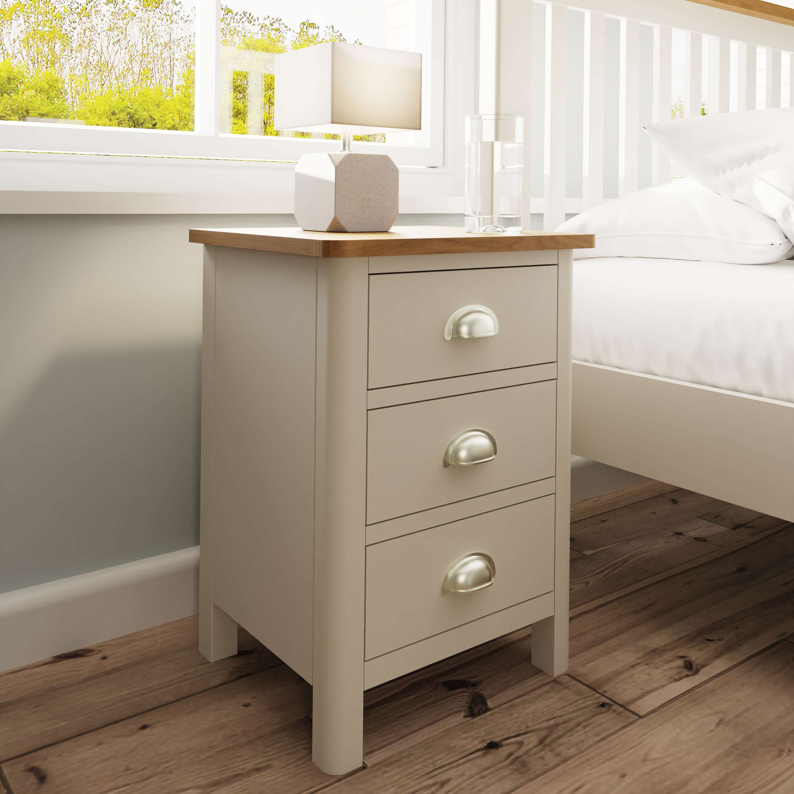 3 Drawer Bedside