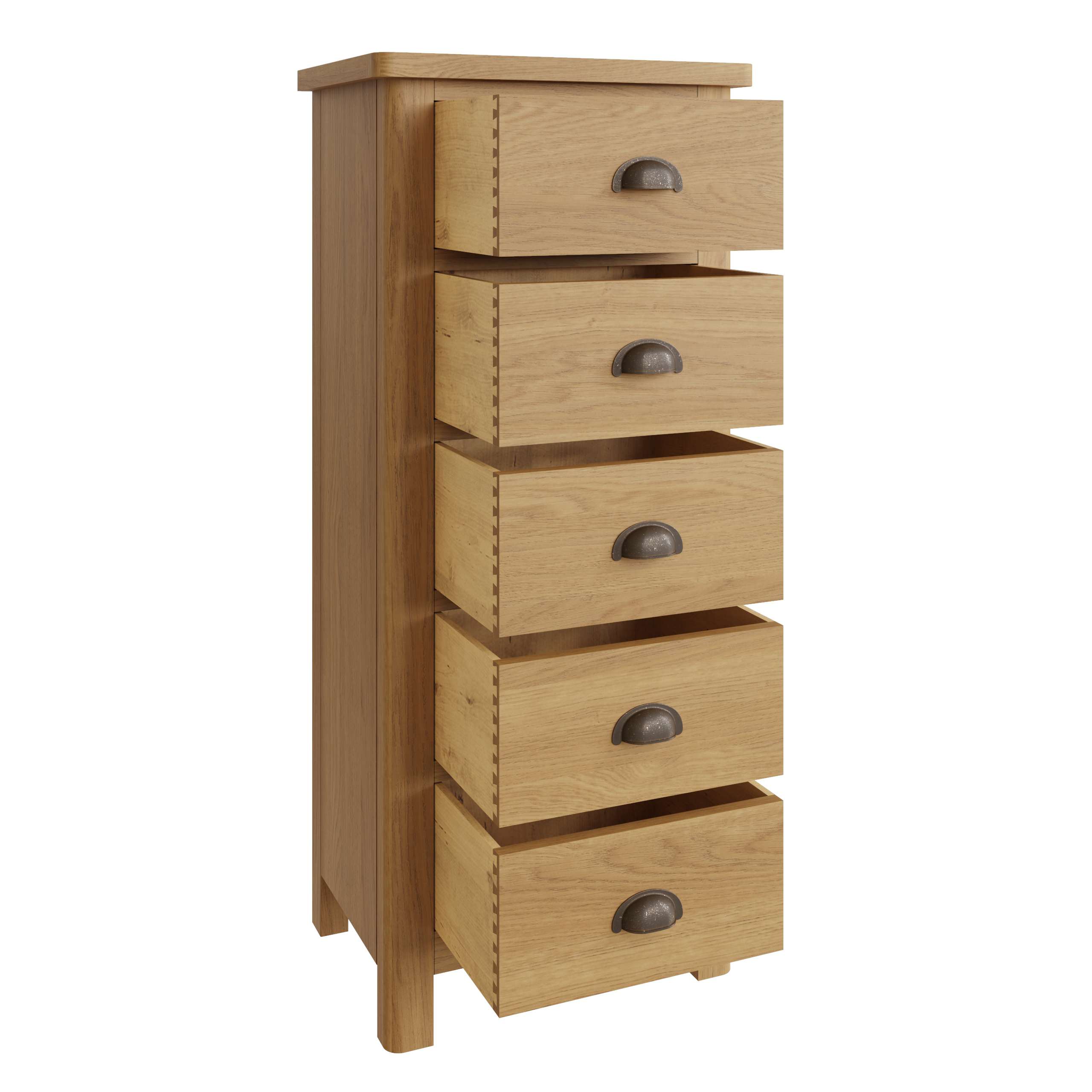 5 Drawer Narrow Chest - Image 3