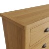 6 Drawer Chest of Drawers Oak - Image 10