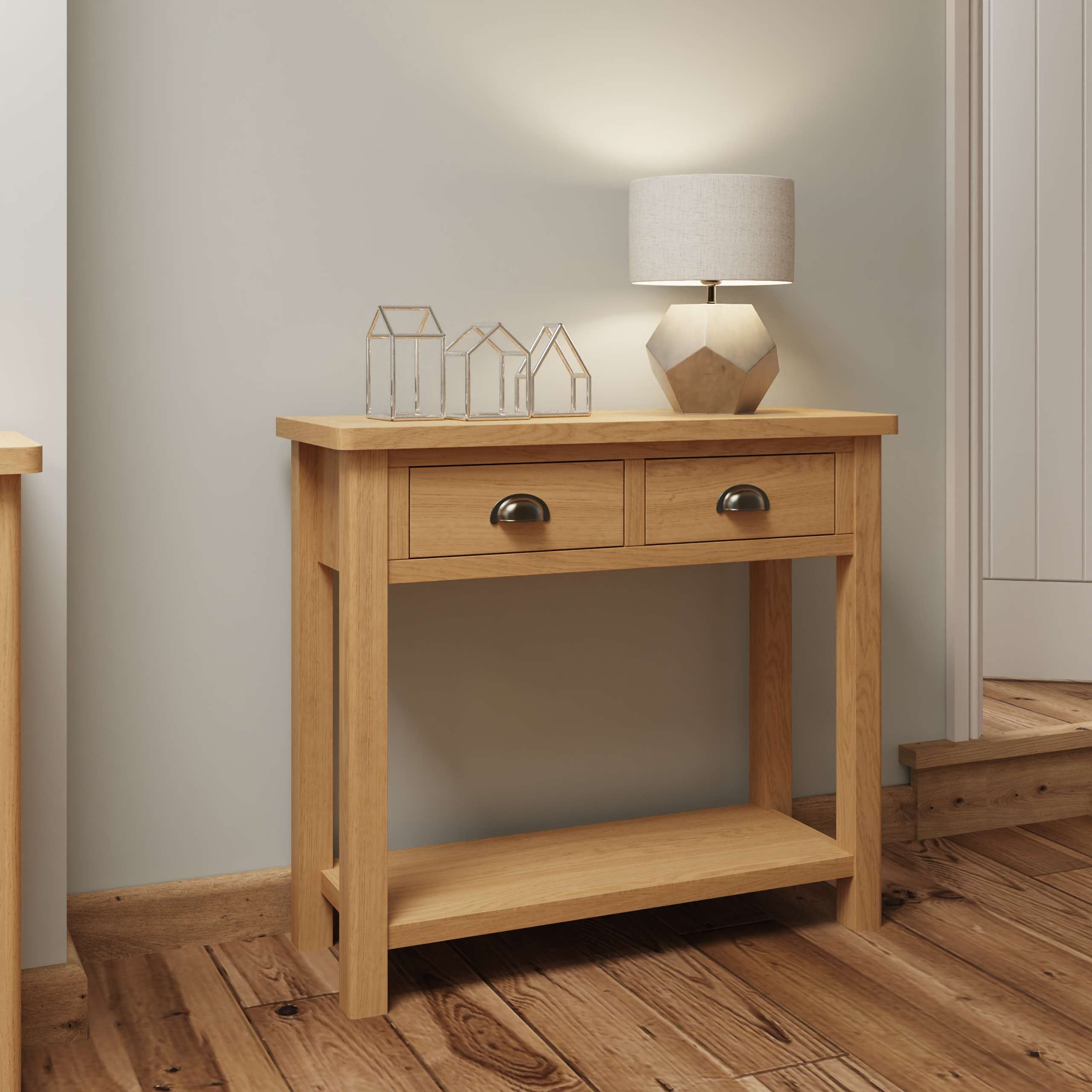 Console Table Oak