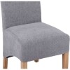 Scroll Back Dining Chair - Grey - Image 3