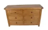 Solid Oak Chest of Drawers - Image 7