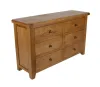 Solid Oak Chest of Drawers - Image 5
