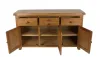 Fully assembled solid rustic oak sideboard - Image 5