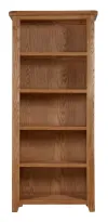 Rustic Oak Bookcase - Image 5