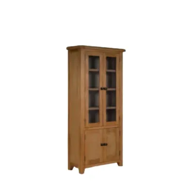 Modern Oak Display Cabinet