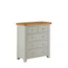 Modern Grey and Oak Chest of Drawers - Stylish Storage Solution - Image 3