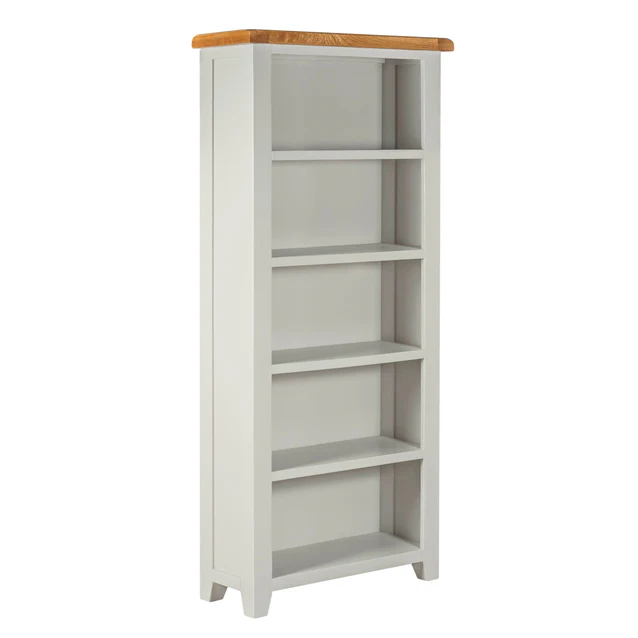 Modern Oak Grey Bookcase - Stylish Storage - Image 3