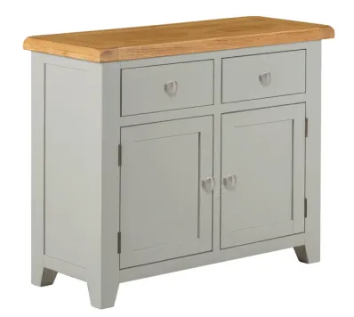 Grey and Oak Sideboard