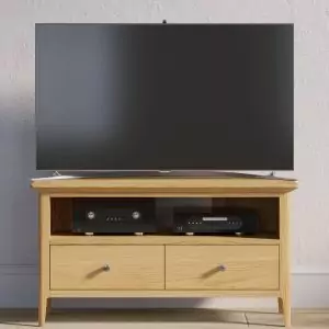 Light Oak Corner Tv Unit