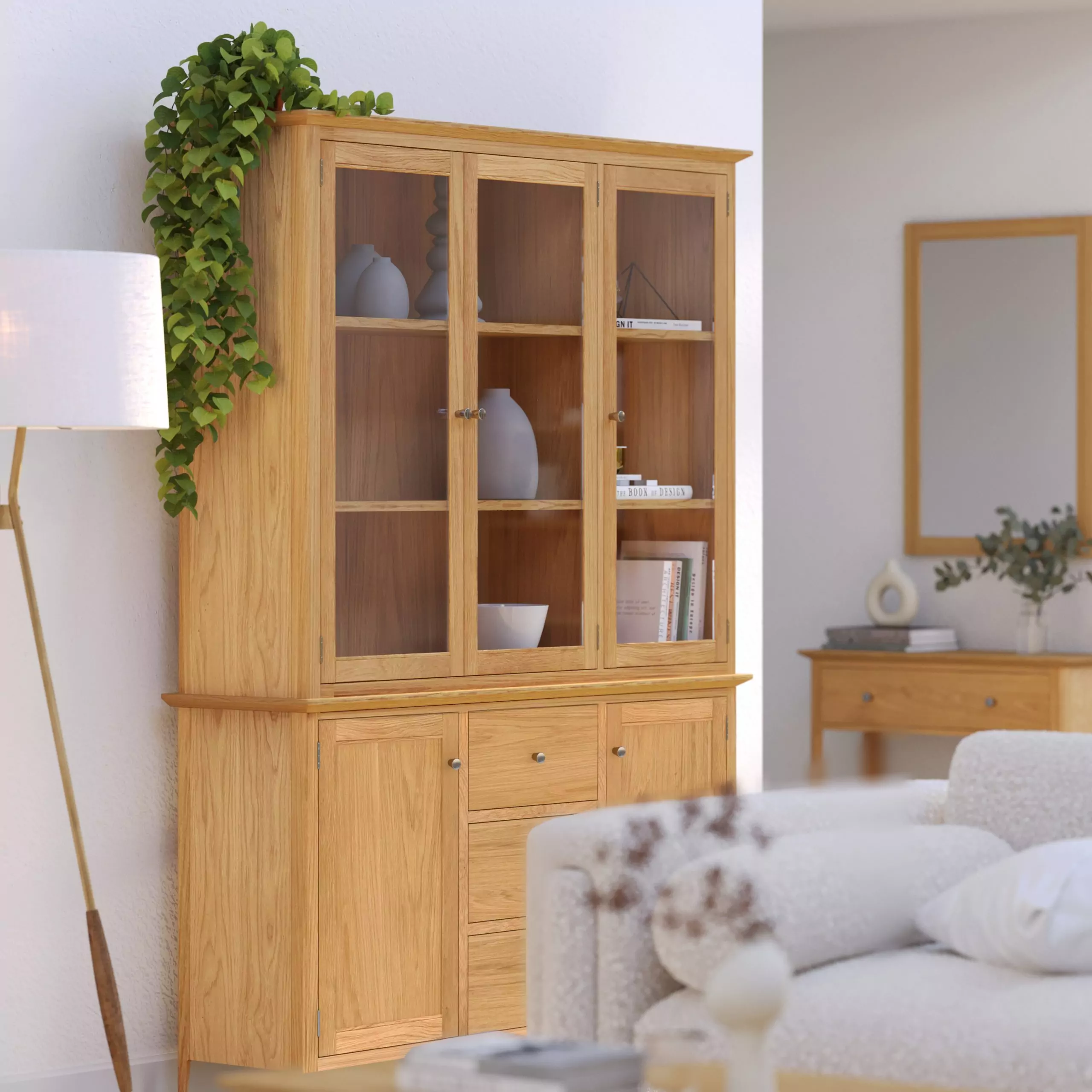 Light Oak Large Dresser