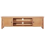 Oak TV Unit suitable for 75Inch Tv - Image 3