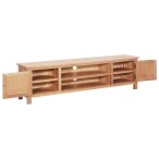 Oak TV Unit suitable for 75Inch Tv - Image 4