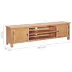 Oak TV Unit suitable for 75Inch Tv - Image 8