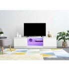 White High Gloss TV unit for 75Inch Tv's - Image 3