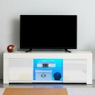 Small White Gloss TV Unit for 55Inch Tv's - Image 6