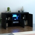 Black Gloss Sideboard with LED lights / TV Stand 60 Inch - Image 2
