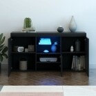 Black Gloss Sideboard with LED lights / TV Stand 60 Inch - Image 4