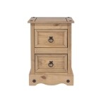 2 Draw Petite Bedside Cabinet