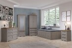 Cabin Bed Grey Premium Pine Furniture - Image 3