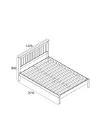 4,6″ Slatted Bed Grey