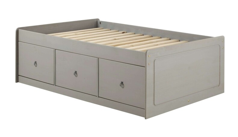 Cabin Bed Grey Premium Pine Furniture