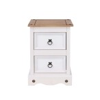 2 Draw Bedside Cabinet