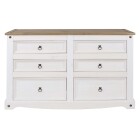 3+3 Chest of Drawers Wide