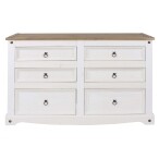 3+3 Chest of Drawers Wide