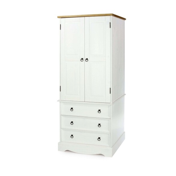 white pine wardrobe