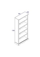 White Bookcase