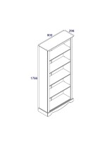 White Bookcase