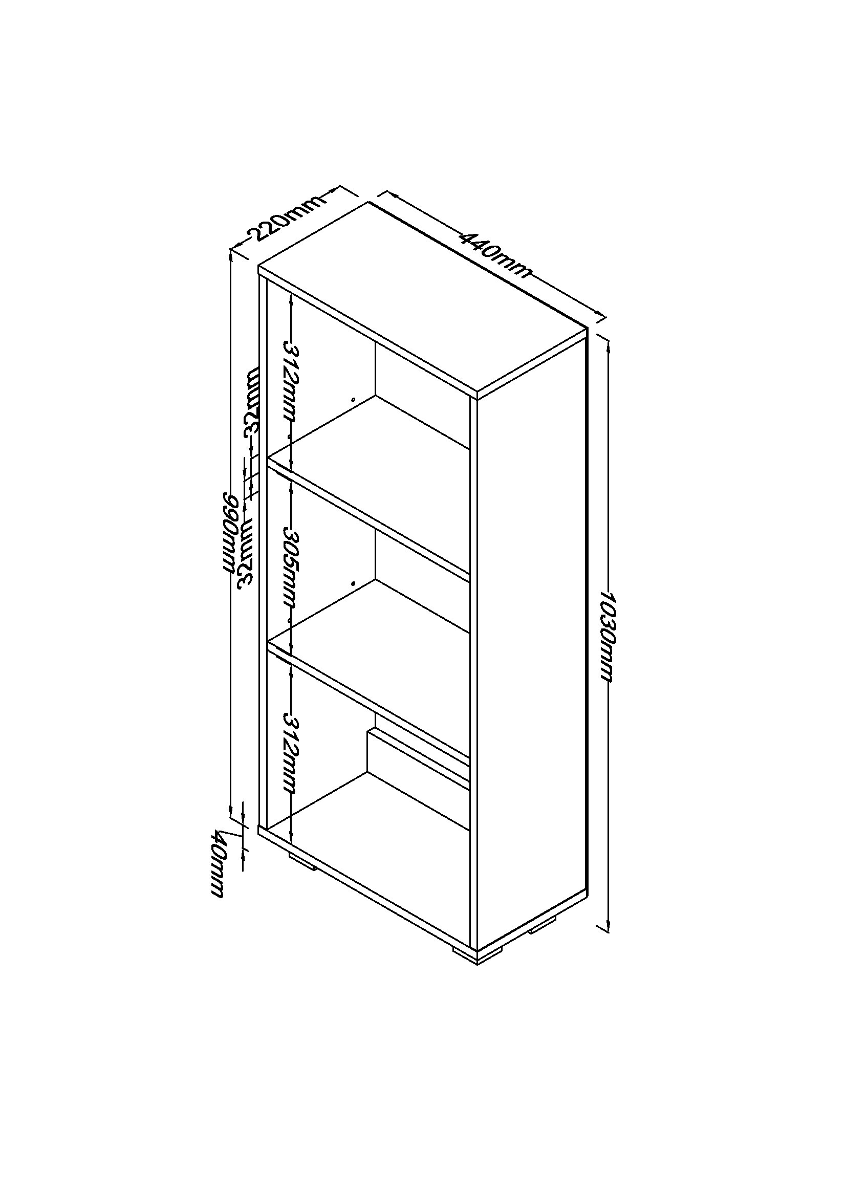 tall bookcase