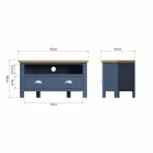 Oceanic TV Unit Oak Corner - Image 10