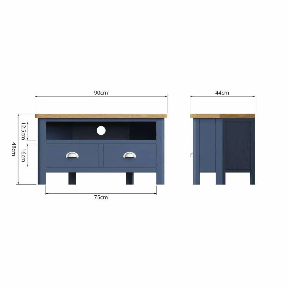 Oceanic TV Unit Oak Corner - Image 10