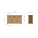 large rustic sideboard
