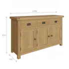 Large Rustic Sideboard
