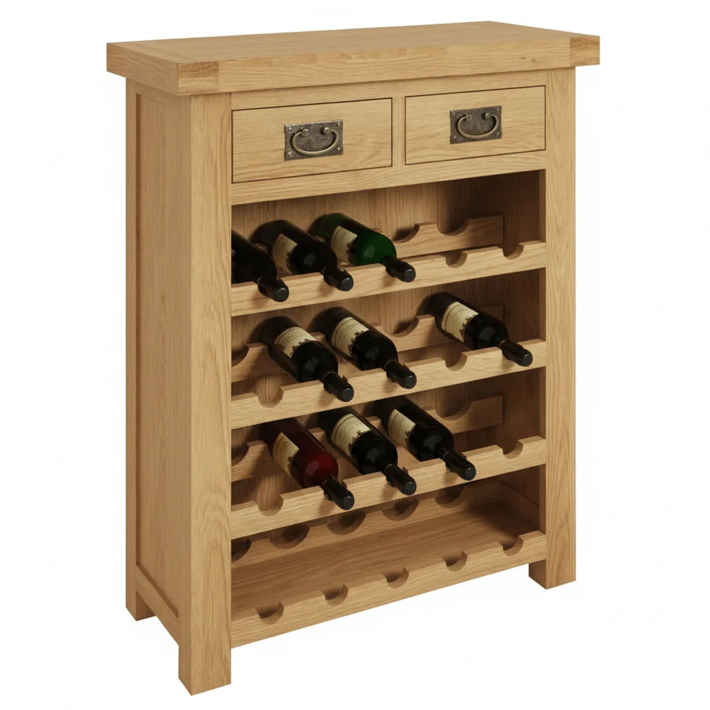 Oak Wine Rack
